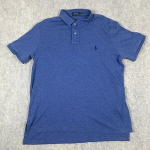 Polo Ralph Lauren Polo Shirt Mens Large Blue Short Sleeve